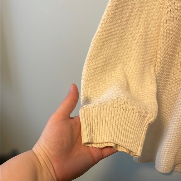 Chaps Denim Cream Sweater - Picture 3 of 5